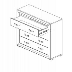 Комод Мальта B136-KOM4S/11 | фото 2