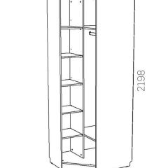 НМ 014.11 Х Шкаф угловой "Оливия" (Левый/Правый) | фото 4