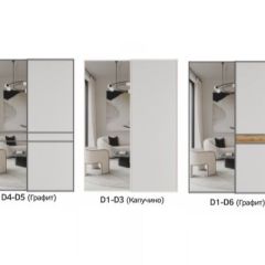 Шкаф-купе 1600 серии SOFT D8+D2+B2+PL4 (2 ящика+F обр.штанга) профиль «Графит» | фото 11