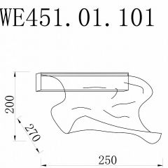 Накладной светильник Wertmark Hanna WE451.01.101 | фото 2